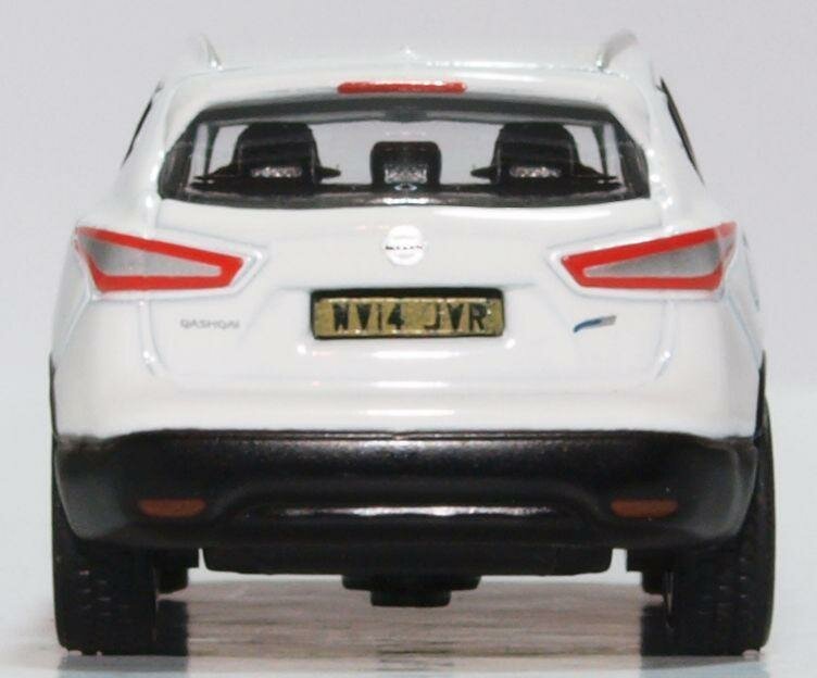 Miniatura Oxford NISSAN QASHQAI J11 BLANCO con 1001hobbies (Ref