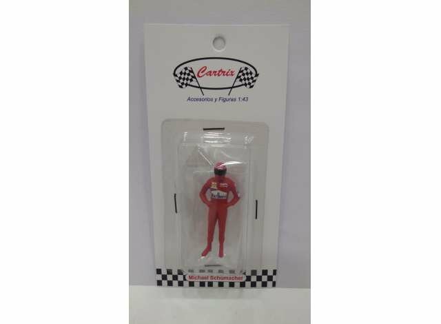 Cartrix 1:43 Michael Schumacher Ferrari 2001 rood Figuur. Resin series