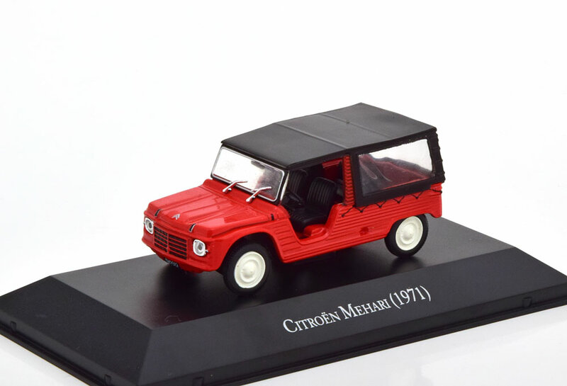 Atlas 1:43 Citroen Mehari 1971 rood, in blisterverpakking