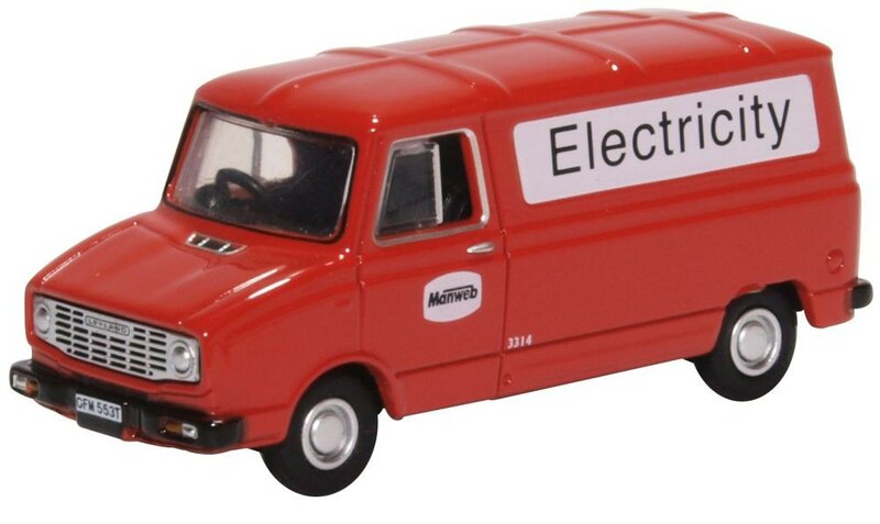 Oxford 1:76 Leyland SHERPA VAN MANWEB ELECTRICITY