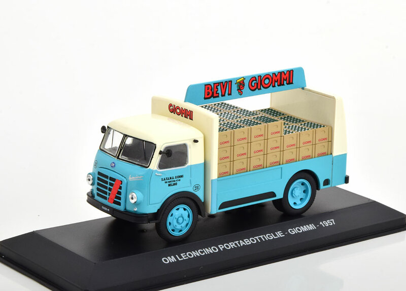 Atlas 1:43 OM Leoncino Portabottiglie Delivery van Giommi 1957