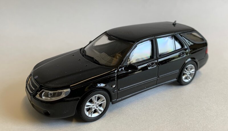 Cararama 1:43 Saab 95 Touring zwart