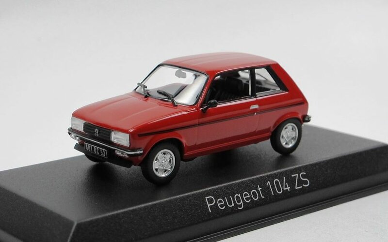 Norev 1:43 Peugeot 104 ZS 1979 Persan rood