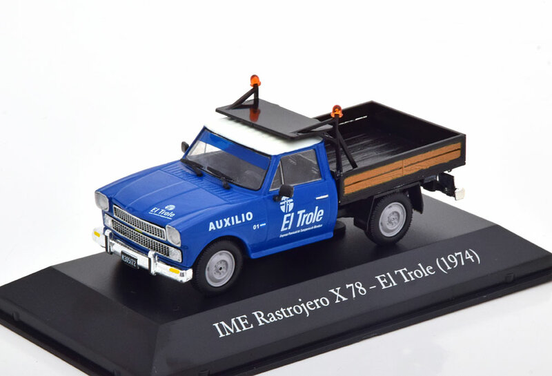 Atlas 1:43 IME Rastrojero X78 El Trole Pick up 1974 blauw