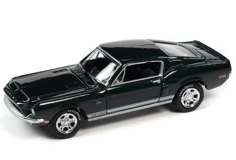 Johnny Lightning 1:64 Shelby GT500 KR Highland green with Roker Stripes