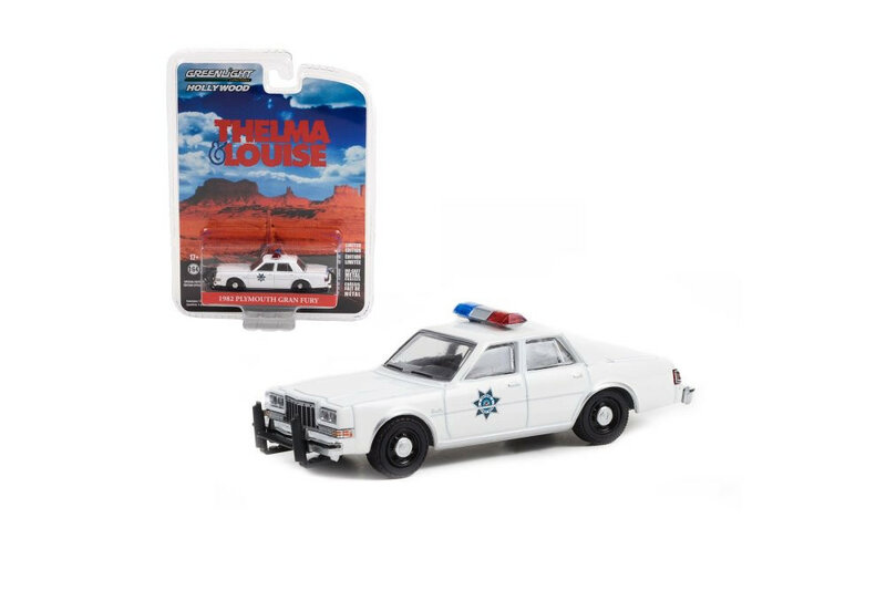 Greenlight 1:64 Plymouth Gran Fury Arizona Highway Patrol Hollywood Special Edition Thelma &amp; Louise 1982 wit