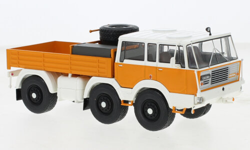 IXO 1:43 Tatra 813 6x6 oranje wit 1968