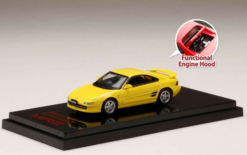 Hobby Japan 1:64 Toyota MR2 (SW20) GT-S Custom Version Super Bright Yellow