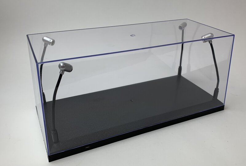 Triple9 1:18 Vitrine met Led 355 x 156 x 160 mm zwart bodem, excl modelautos