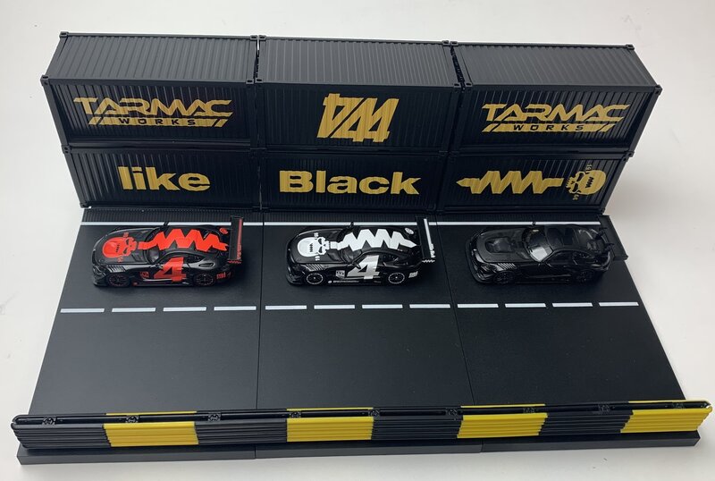 Tarmac 1:64 Mercedes Benz AMG GT3 4A Like black No.4 box set Special Edition