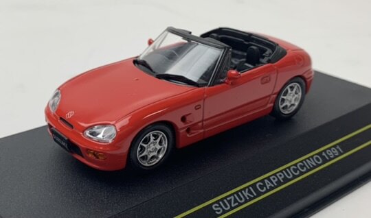 First43 1:43 Suzuki Cappuccino 1991 cabrio rood open