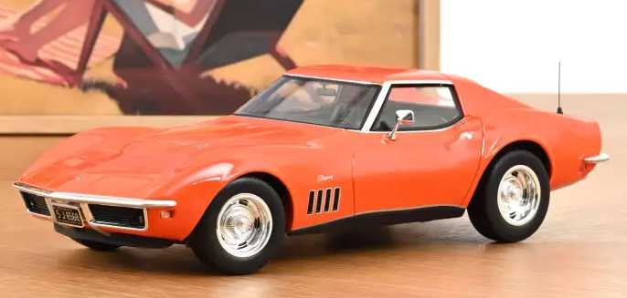 Norev 1:18 Chevrolet Corvette Coupe Stingray 1969  Monaco Orange, Limited 200 pcs