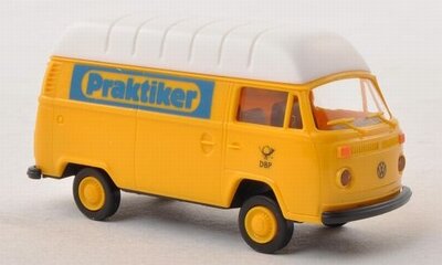 Brekina 1:87 Volkswagen T2 Hoogdak Praktiker Deutsche Post