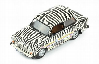 IXO 1:43 Trabant 601 Zebra - Trabi Safari 1970