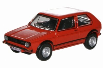 Oxford 1:76 Volkswagen Golf 1 GTi rood