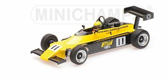 Minichamps 1:43 Van Diemen RF82 Ayrton Senna FF2000 1982 geel zwart