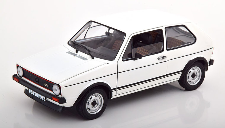 Norev 1:18 Volkswagen Golf 1 GTi 1977 wit, pre-production. Levering november