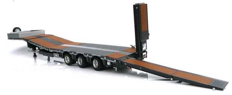 Marge Models 1:32 Nooteboom MCOS-48-03EB Antraciet met Houten Platen