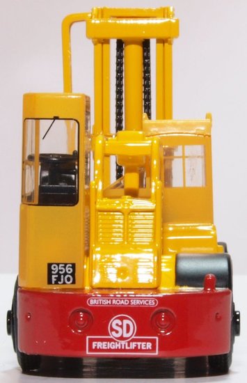 Oxford 1:76 Shelvoke &amp; DREWRY FORK FREIGHTLIFTER BRS, heftruck in vitrine 