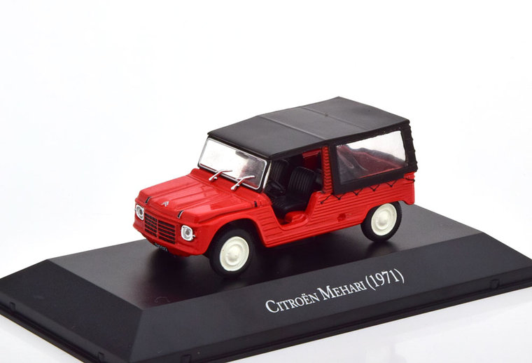 Atlas 1:43 Citroen Mehari 1971 rood, in blisterverpakking