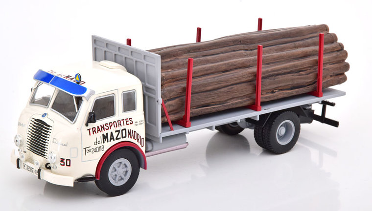 Atlas 1:43 Pegaso II Z-202 Transportes Del Mazo wit in blisterverpakking 