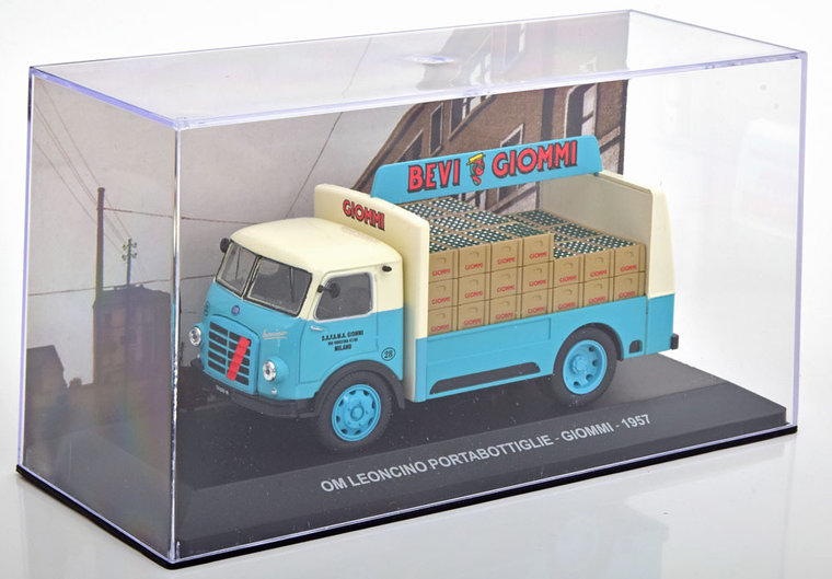 Atlas 1:43 OM Leoncino Portabottiglie Delivery van Giommi 1957