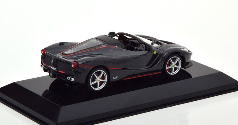 Atlas 1:43 Ferrari LaFerrari Aperta 2016 zwart