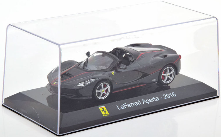 Atlas 1:43 Ferrari LaFerrari Aperta 2016 zwart