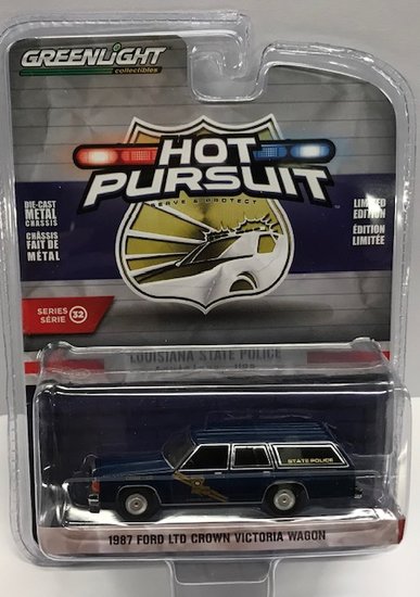 Greenlight 1:64 Ford LTD Crown Victoria Wagon 1987 Louisiana State Police Crime Scene Investigation Crime Lab