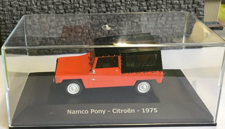 Atlas 1:43 Citroen Namco Pony 1975 rood zwart