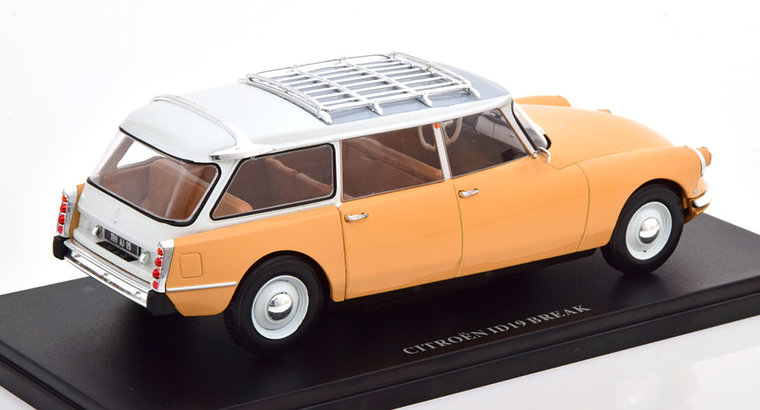 Atlas 1:24 Citroen ID Break in blisterverpakking geel wit