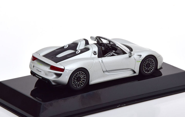 Atlas 1:43 Porsche 918 Spyder zilver Supercars Collection