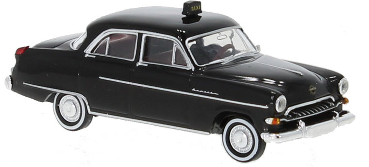 Brekina 1:87 Opel Kapitain 1954 Taxi zwart