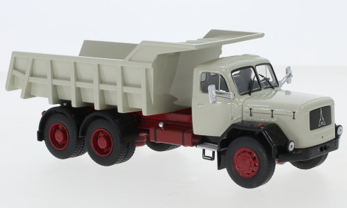 IXO 1:43 Magirus Jupiter 6x6 kipper grijs