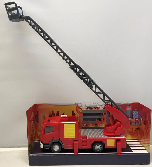 Norev 1:43 Mercedes Benz Atego  ladewagen Plastigam brandweer rood