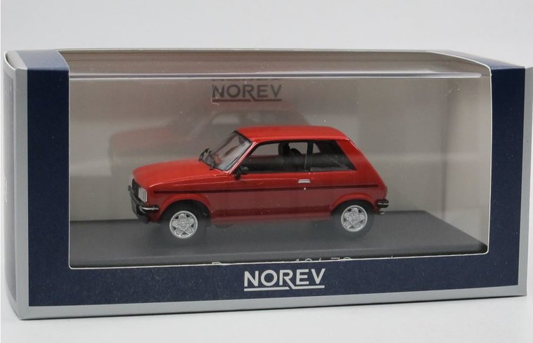 Norev 1:43 Peugeot 104 ZS 1979 Persan rood