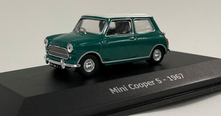 Atlas 1:43 Mini Cooper S 1967 groen wit