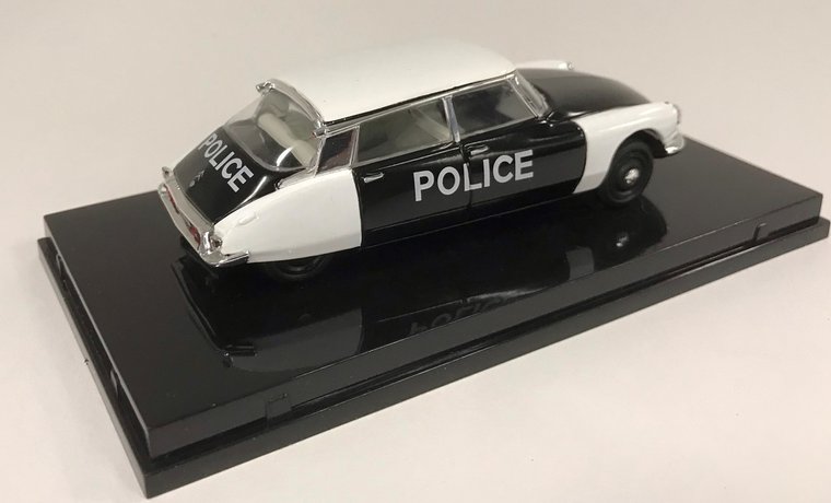 Vitesse 1:43 Citroen DS19 Police de Paris zwart wit