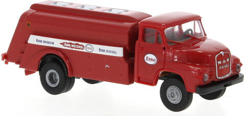 Brekina 1:87 MAN 635 Tankwagen Esso rood