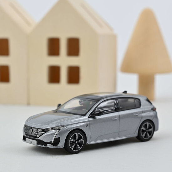 Norev 1:43 Peugeot 308 GT 2021 - Artense Grey