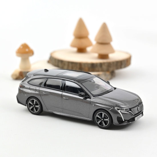 Norev 1:43 Peugeot 308 SW GT 2021 - Platinium Grey