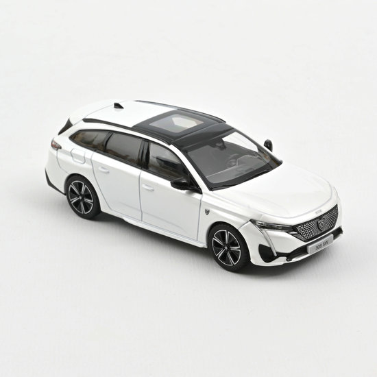 Norev 1:43 Peugeot 308 SW GT 2021 - Pearl White