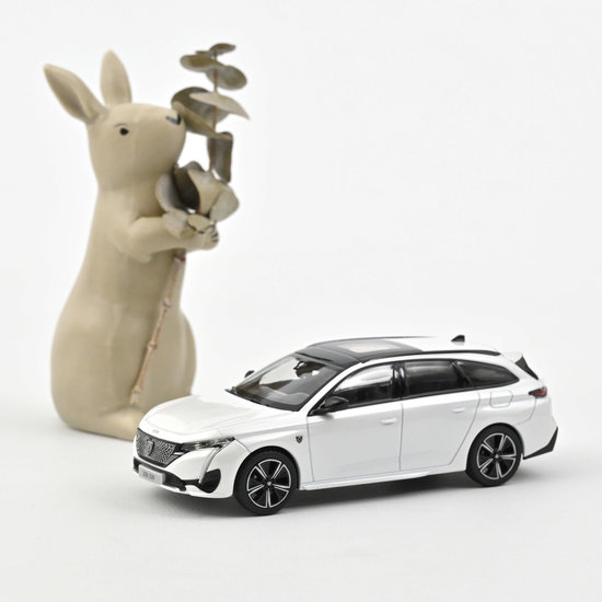 Norev 1:43 Peugeot 308 SW GT 2021 - Pearl White