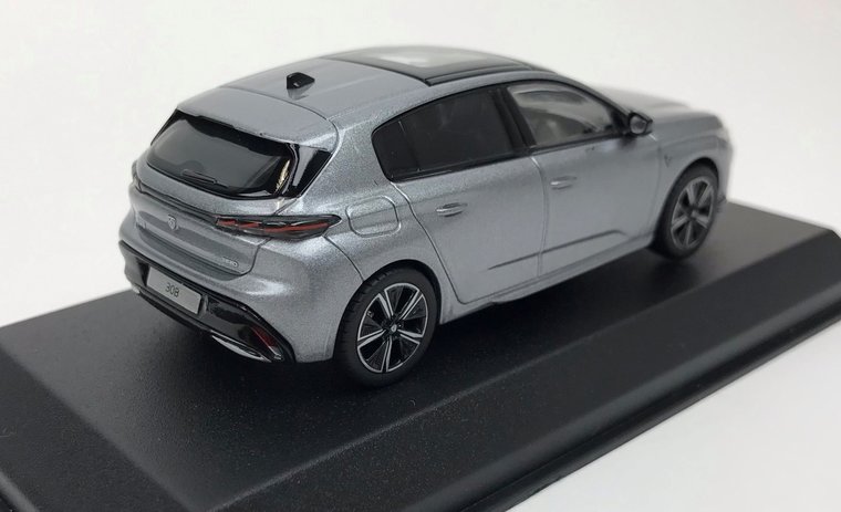 Norev 1:43 Peugeot 308 GT 2021 - Artense Grey