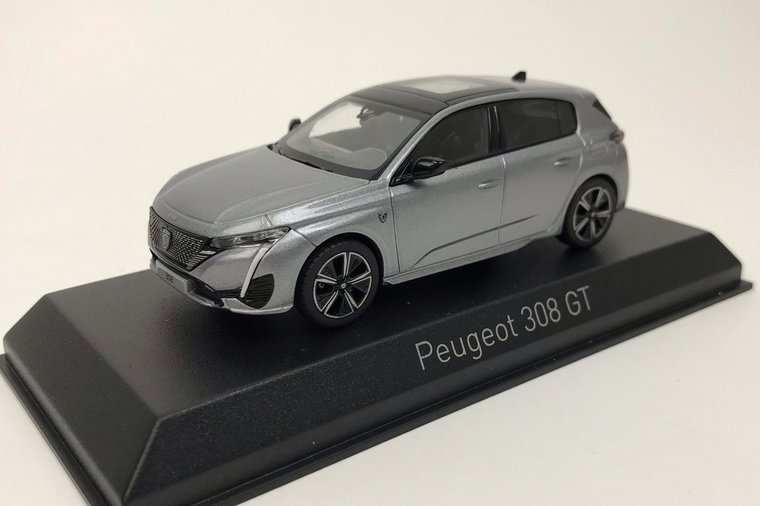 Norev 1:43 Peugeot 308 GT 2021 - Artense Grey