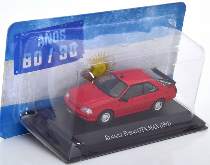 Atlas 1:43 Renault Fuego GTA Max 1991 rood