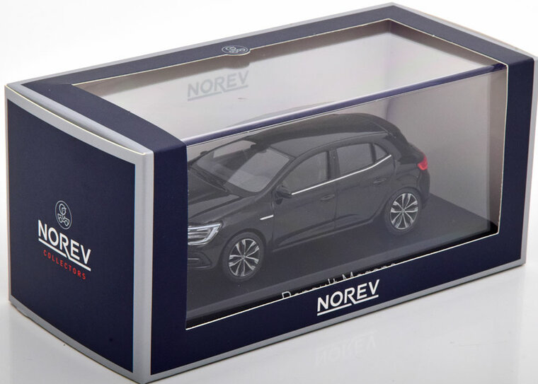 Norev 1:43 Renault Megane 2020 - Black in vitrine