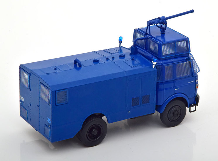 Atlas 1:43 Berliet GBK 80 Politie Gendarmerie 1960 blauw in blisterverpakking