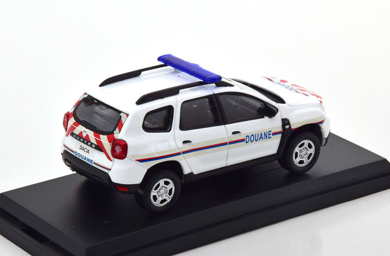 Norev 1:43 Dacia Duster 2019 - &quot;Douanes&quot;. wit