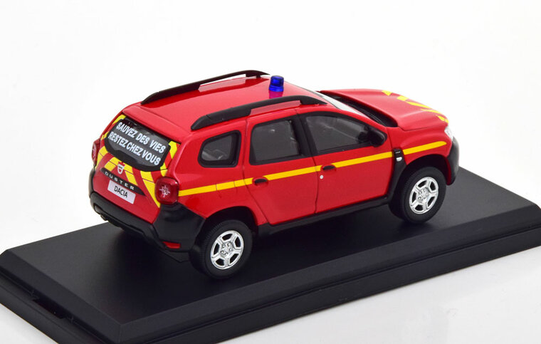 Norev 1:43 Dacia Duster 2020 - &quot;Pompiers&quot; rood